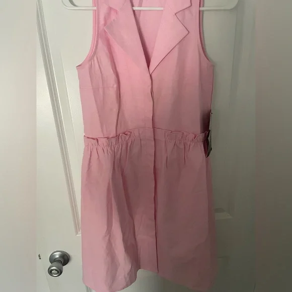 NWT Tuckernuck Royal Shirtdress in Oxford Pink - Picture 4 of 8